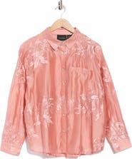 Forgotten Grace Embroidered Button-Up Shirt