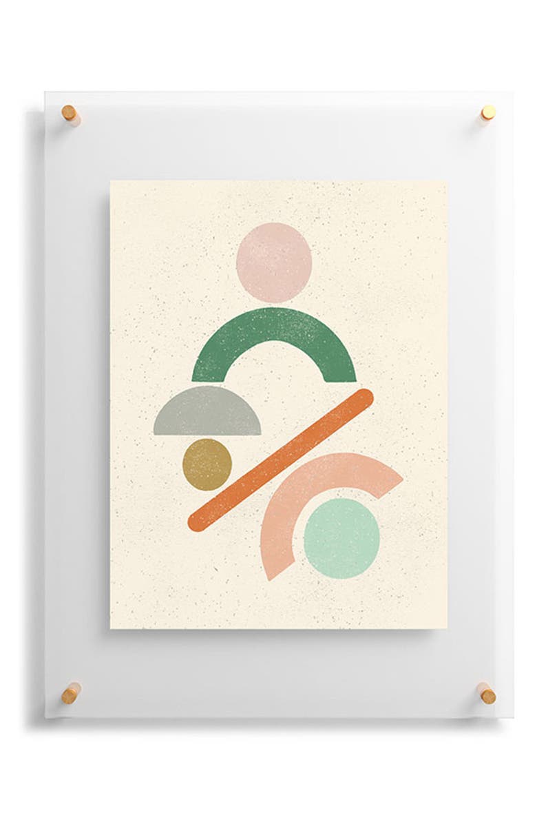 Deny Designs Mobile Shapes Floating Art Print, Alternate, color, 