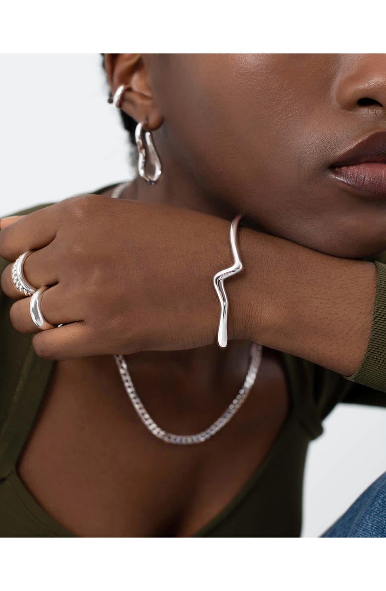 Missoma Molten Wave Cuff Bracelet, Alternate, color, 