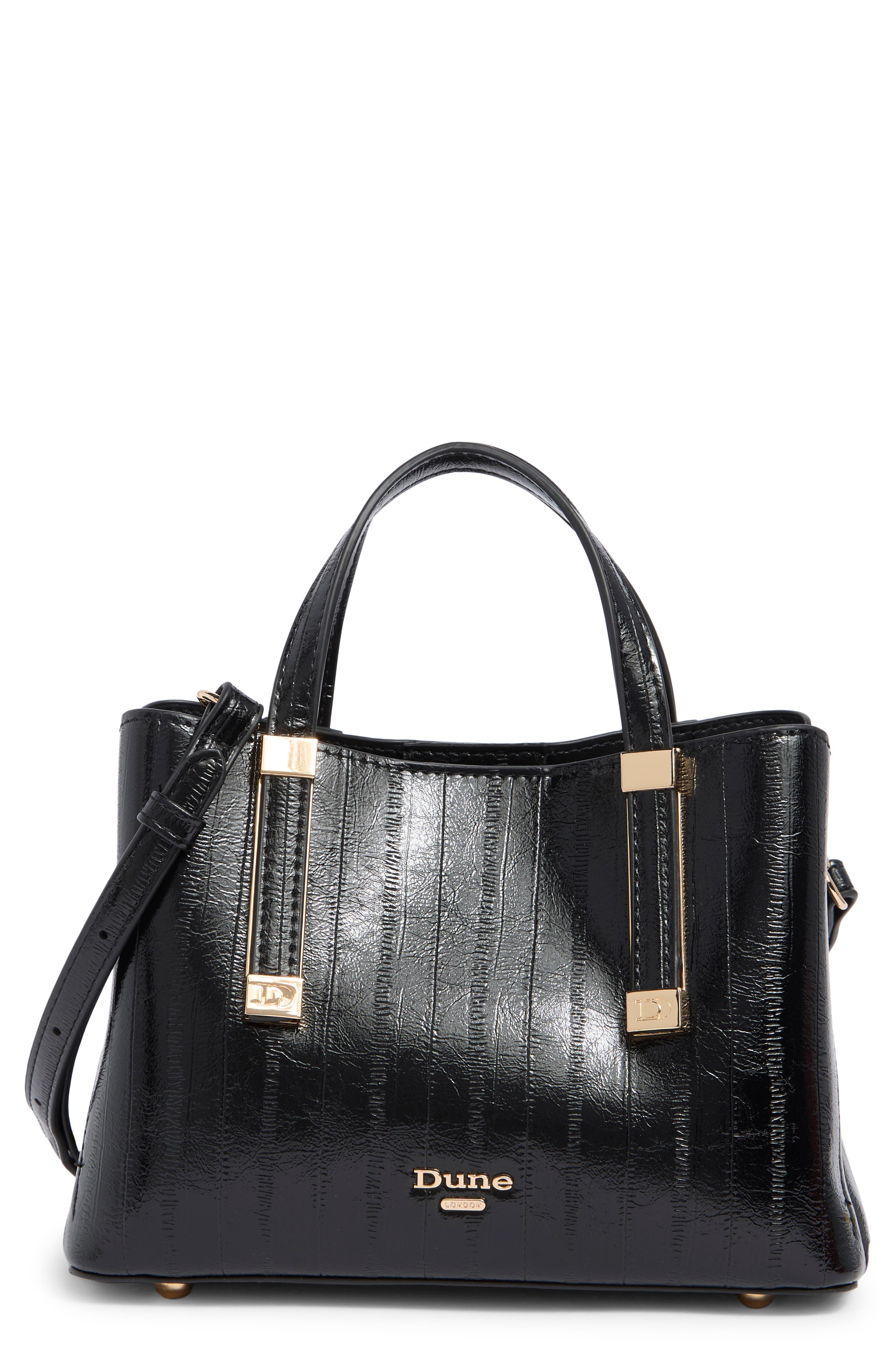Dinky Dorrie Faux Leather Satchel