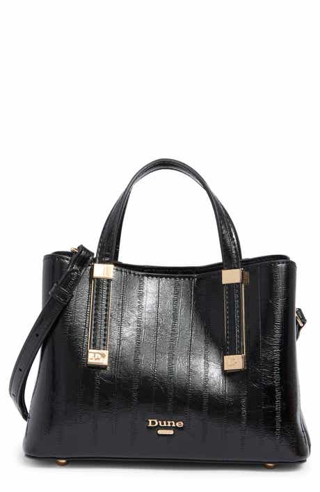 Dinky Dorrie Faux Leather Satchel