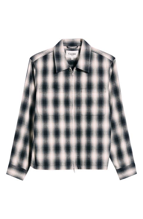 Zoclao Zip Front Shirt Jacket