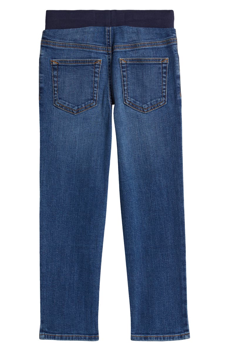 Tucker + Tate Kids' Townsend Rib Waist Jeans, Alternate, color, Mid Indigo Wash