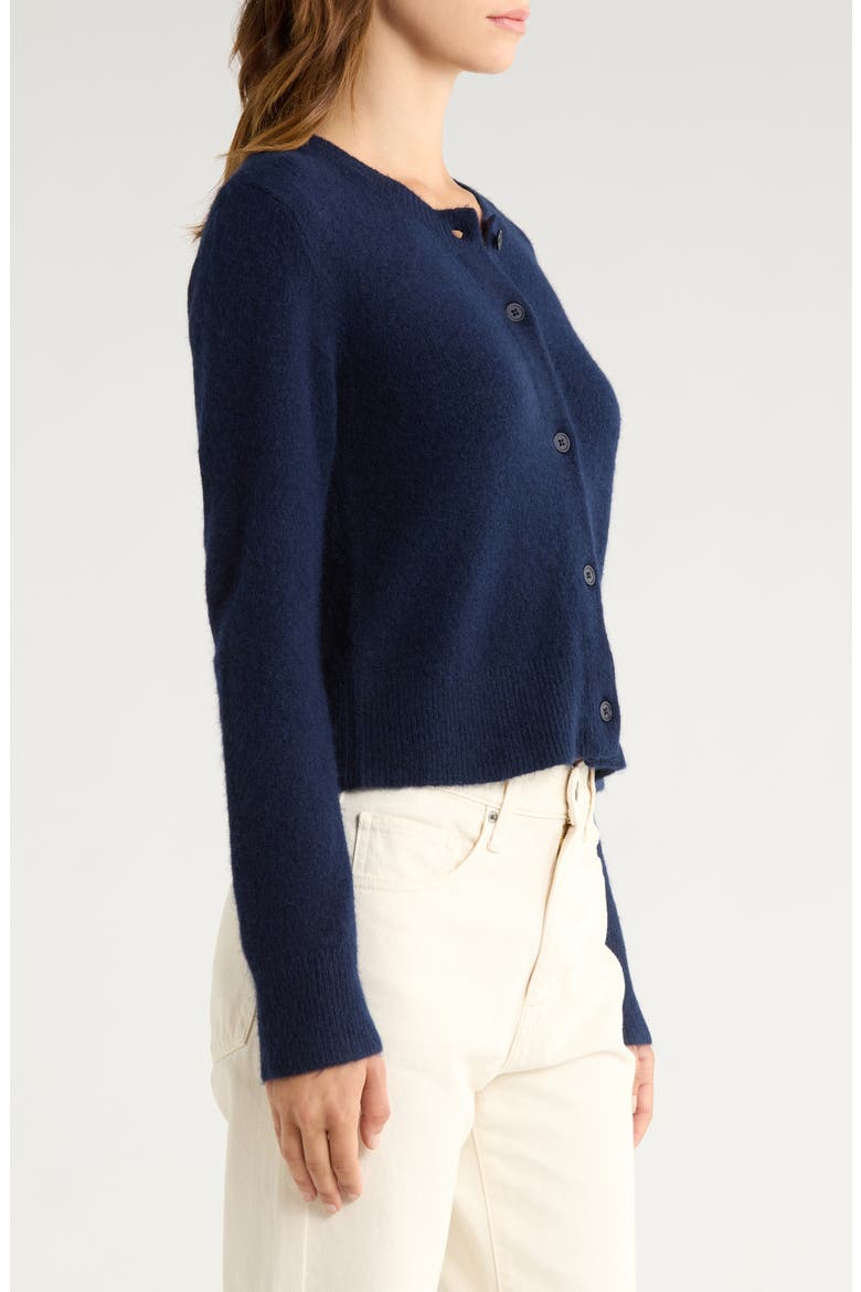 Matilda Crop Cardigan, Alternate, color, NAVY