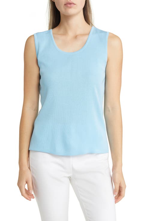 Scoop Neck Sweater Tank