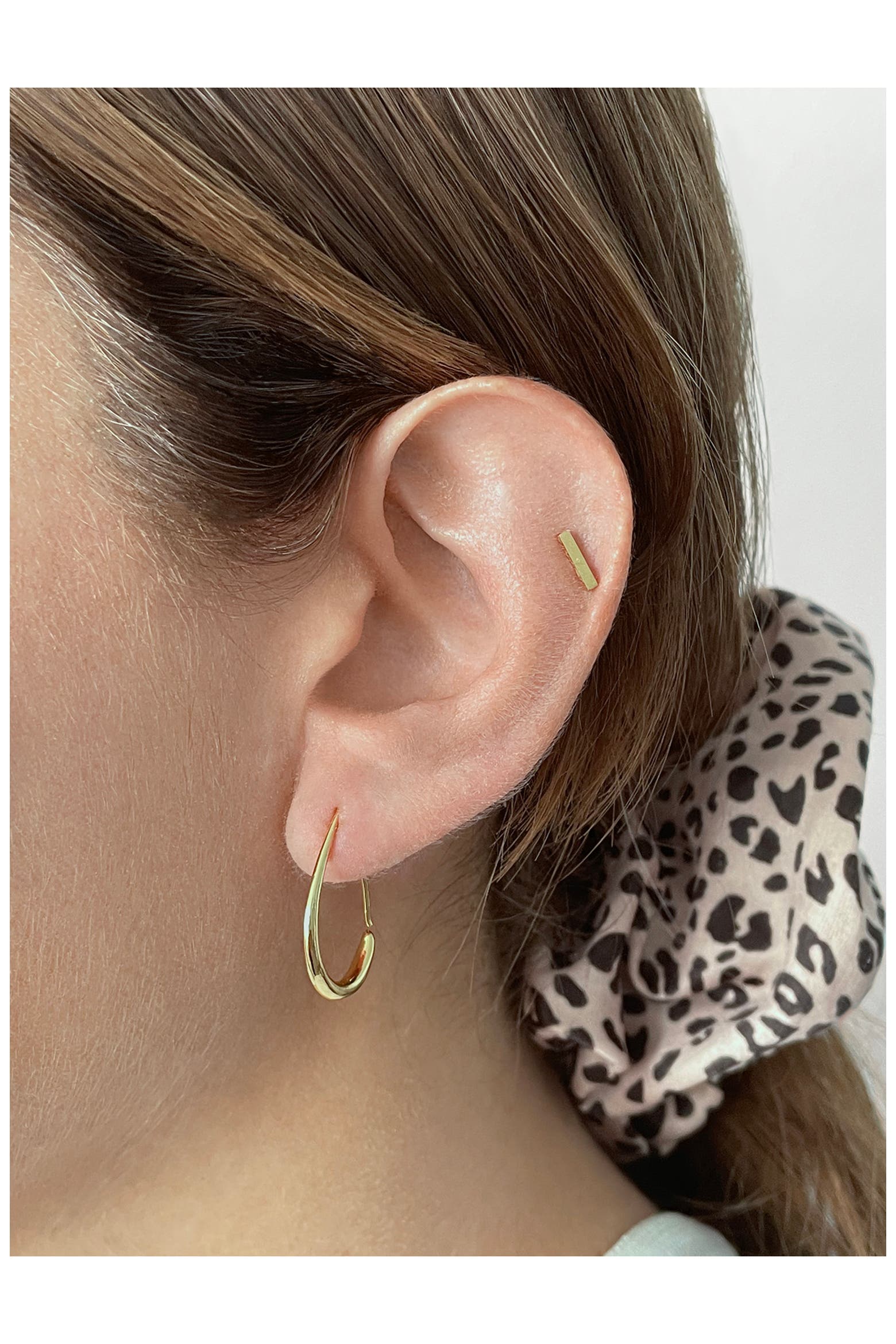 Thread Earring Yellow Adornia 14K Yellow Gold Vermeil Pear Wire Earrings (Women) | Nordstromrack