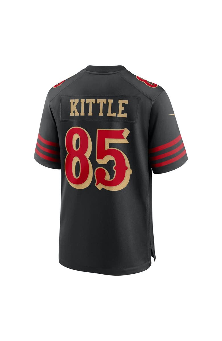 Nike Men's Nike George Kittle Black San Francisco 49ers 2025 Rivalries Collection Game Jersey, Alternate, color, Black