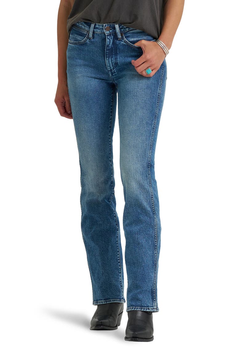 Mid Rise Bootcut Jeans, Main, color, RUSTLER WASH
