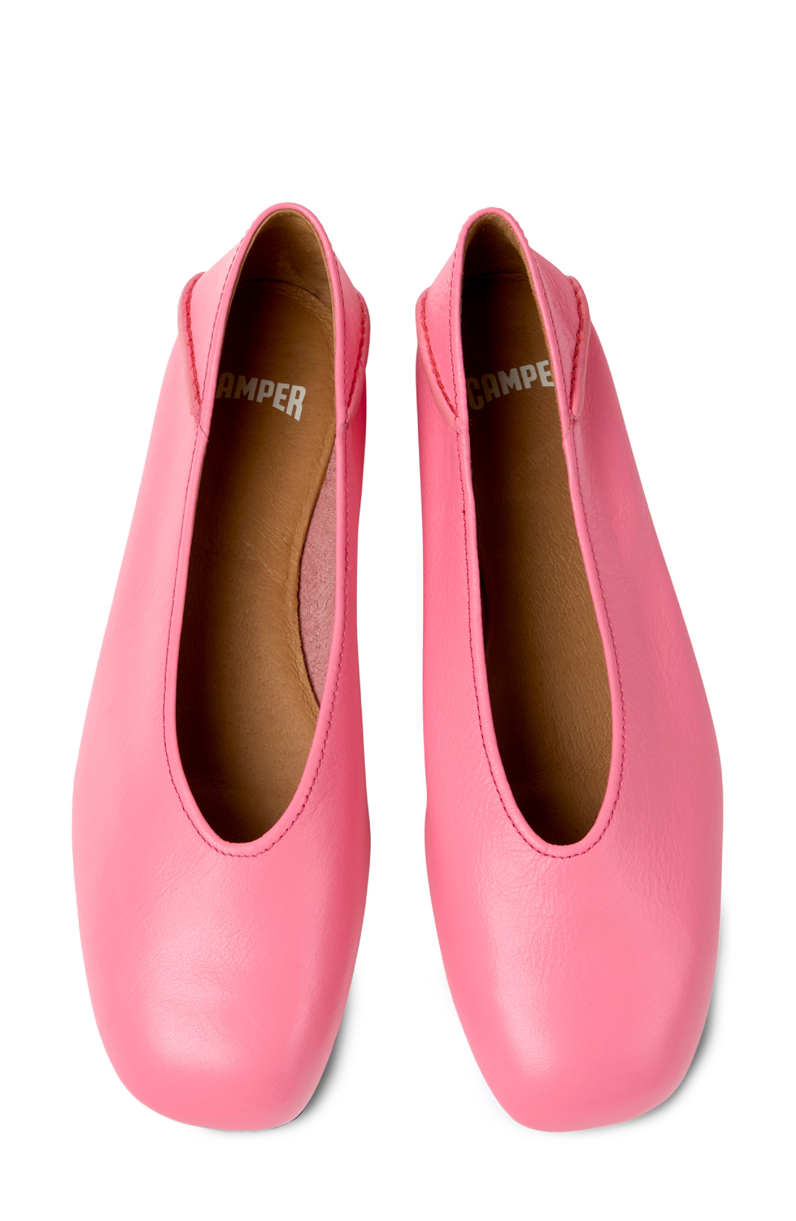 Casi Myra Ballerina Flat, Alternate, color, BRIGHT PINK