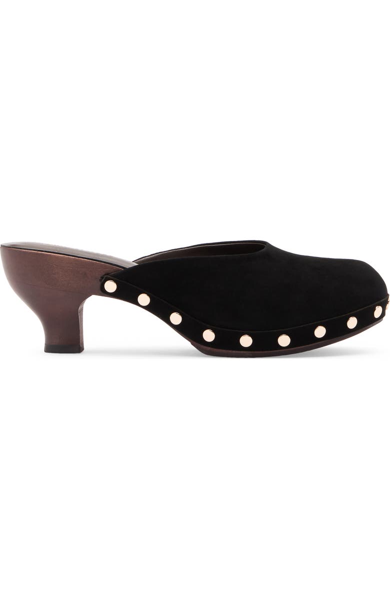 Jeffrey Campbell Cloguette Mule, Alternate, color, Black Suede