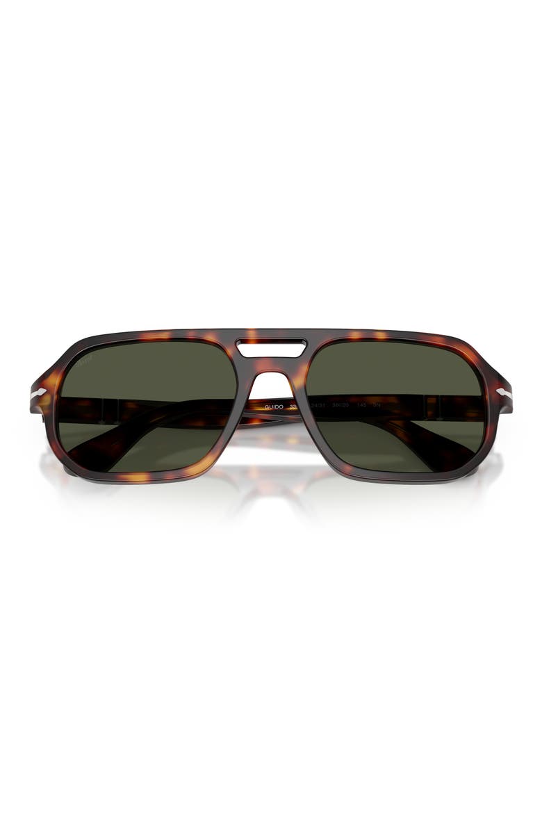 56mm Guido Pillow Sunglasses, Alternate, color, HAVANA / GREEN