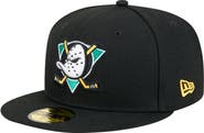 New Era Men's New Era Black Anaheim Ducks Core 59FIFTY Fitted Hat