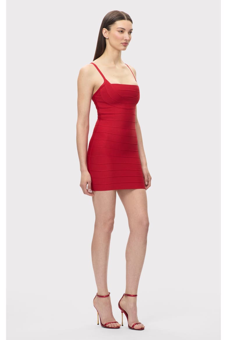 The Dance Floor Dress, Alternate, color, ROUGE