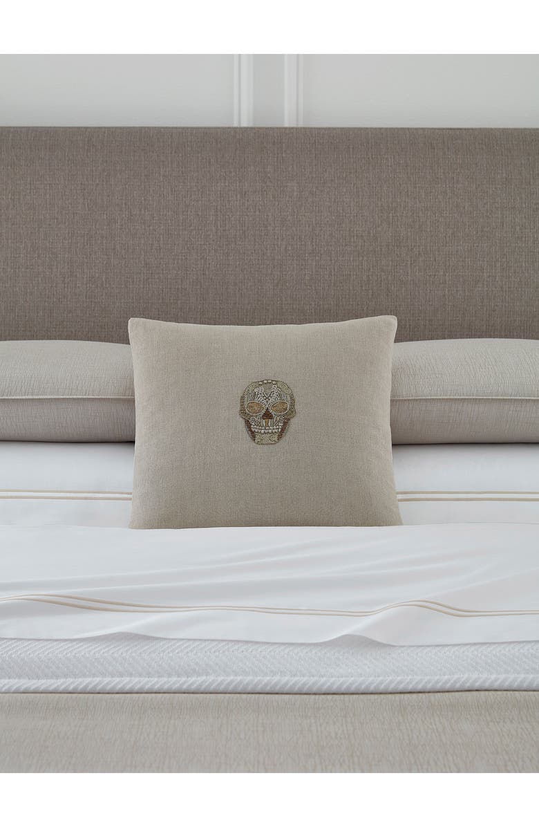 SFERRA Skull Accent Pillow, Alternate, color, 