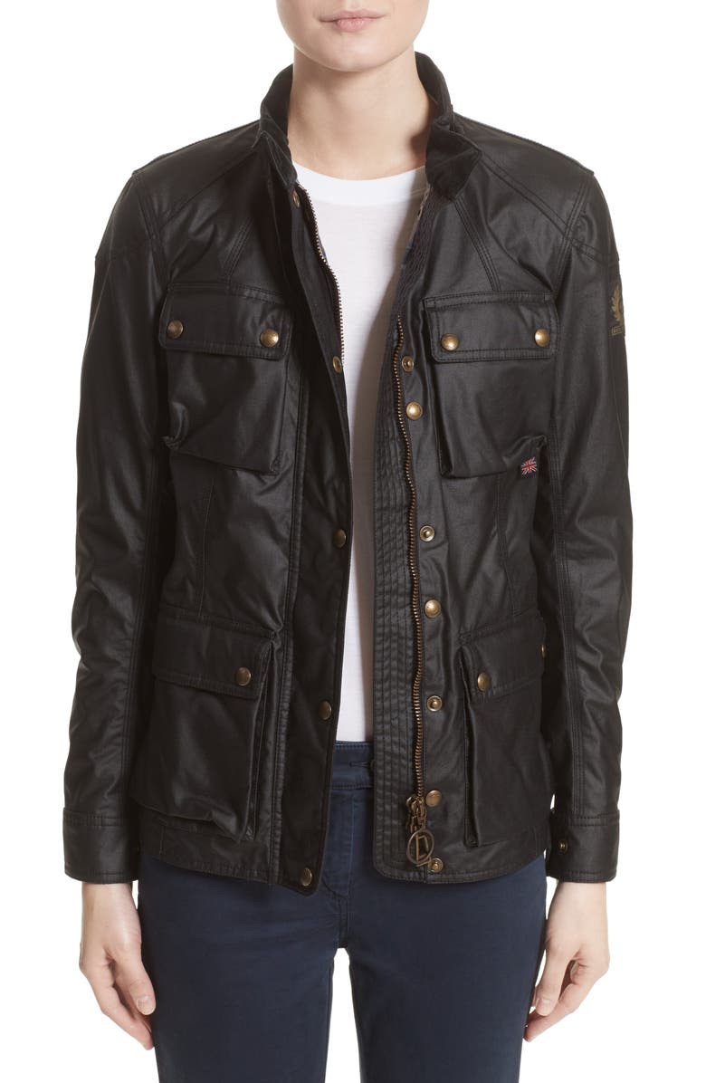 Belstaff 'Roadmaster' Waxed Cotton Coat, Main, color,