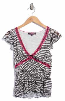 Flutter Sleeve Babydoll Top