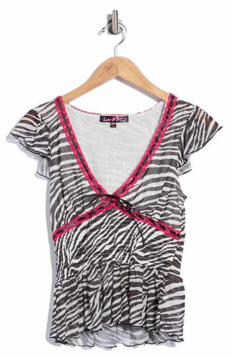 Flutter Sleeve Babydoll Top
