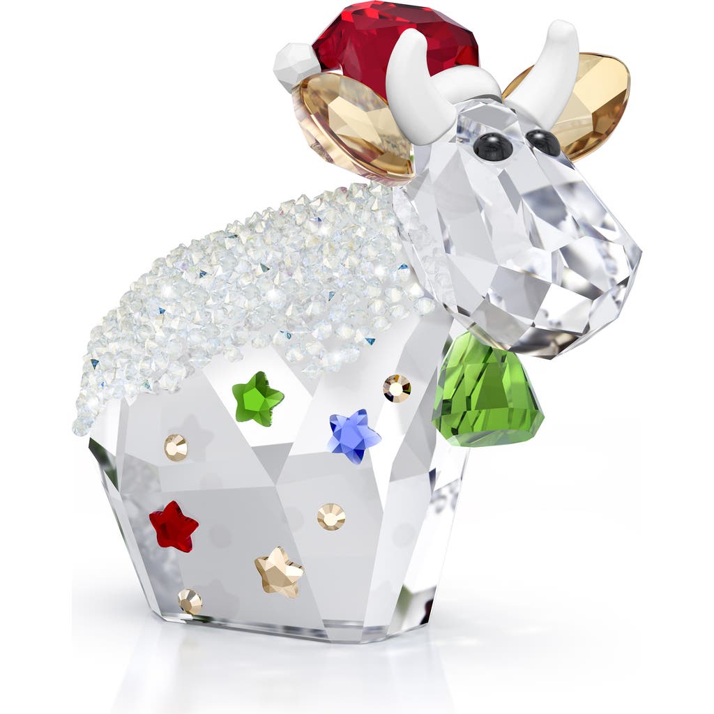 Swarovski 2025 Annual Edition Mo The Cow Crystal Figurine In Transparent
