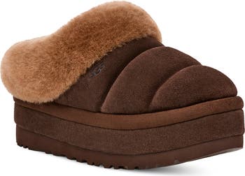 UGG® Tazzlita Genuine Shearling Trim Platform Slipper (Women UGG® Tazzlita Genuine Shearling Trim Platform Slipper (Women