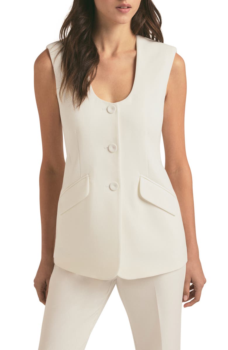 Favorite Daughter The Diana Vest, Main, color, Ivory