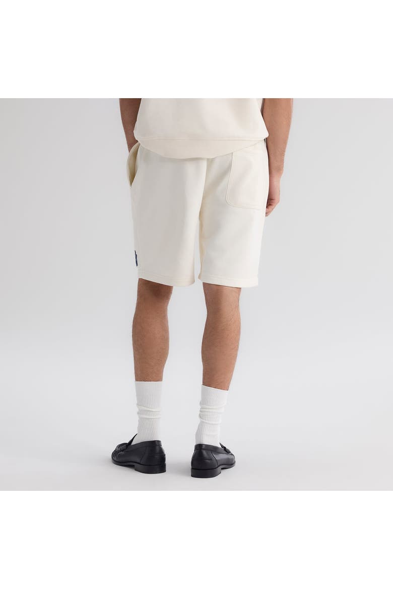 Men's Fanatics Bisque New York Yankees Iconic Terry Warm-Up Shorts, Alternate, color, White