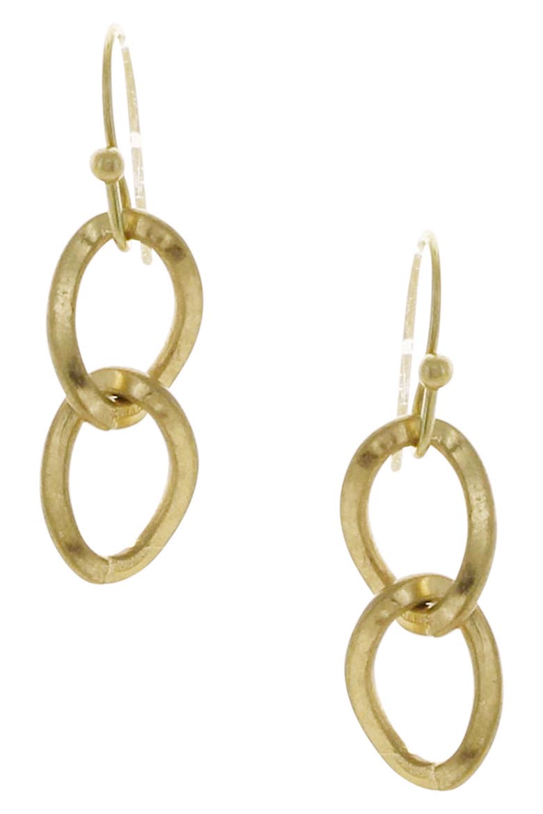 Chain Link Drop Earrings, Main, color, GOLD