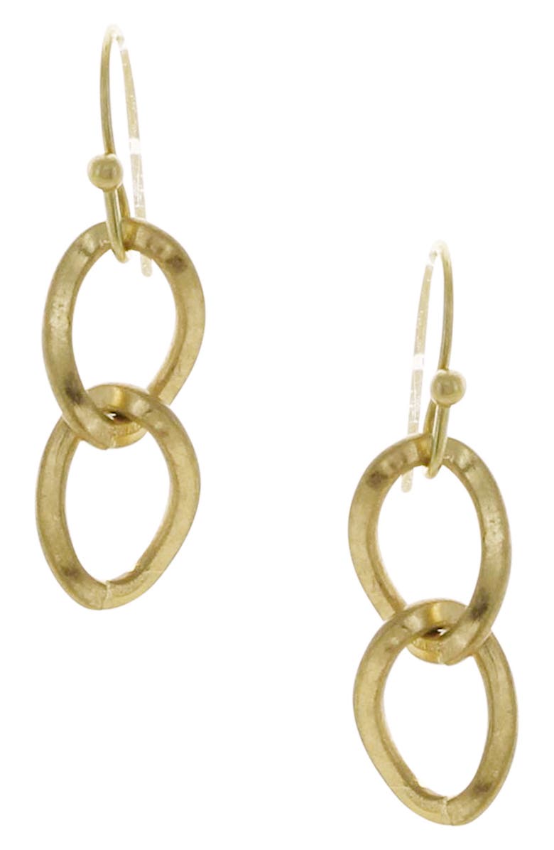 OLIVIA WELLES Chain Link Drop Earrings, Main, color, Gold