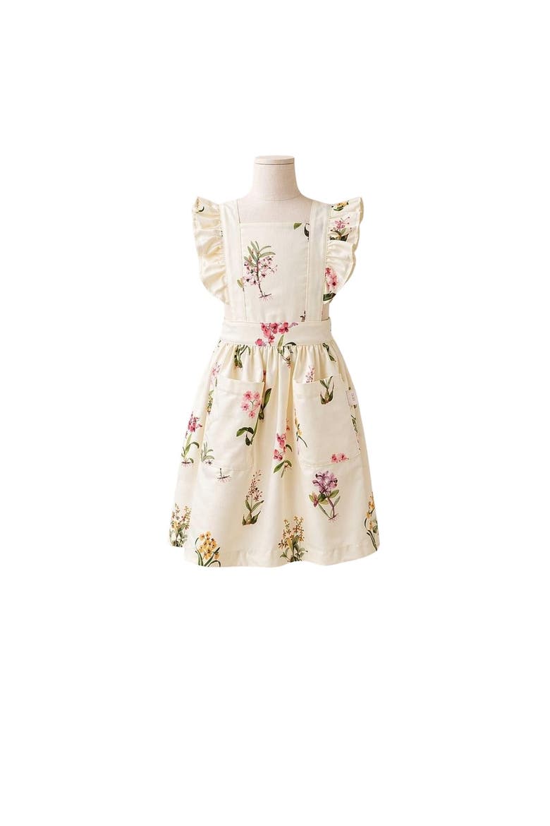 Botanical Orchid Little Hostess Apron, Main, color, S (2-5)