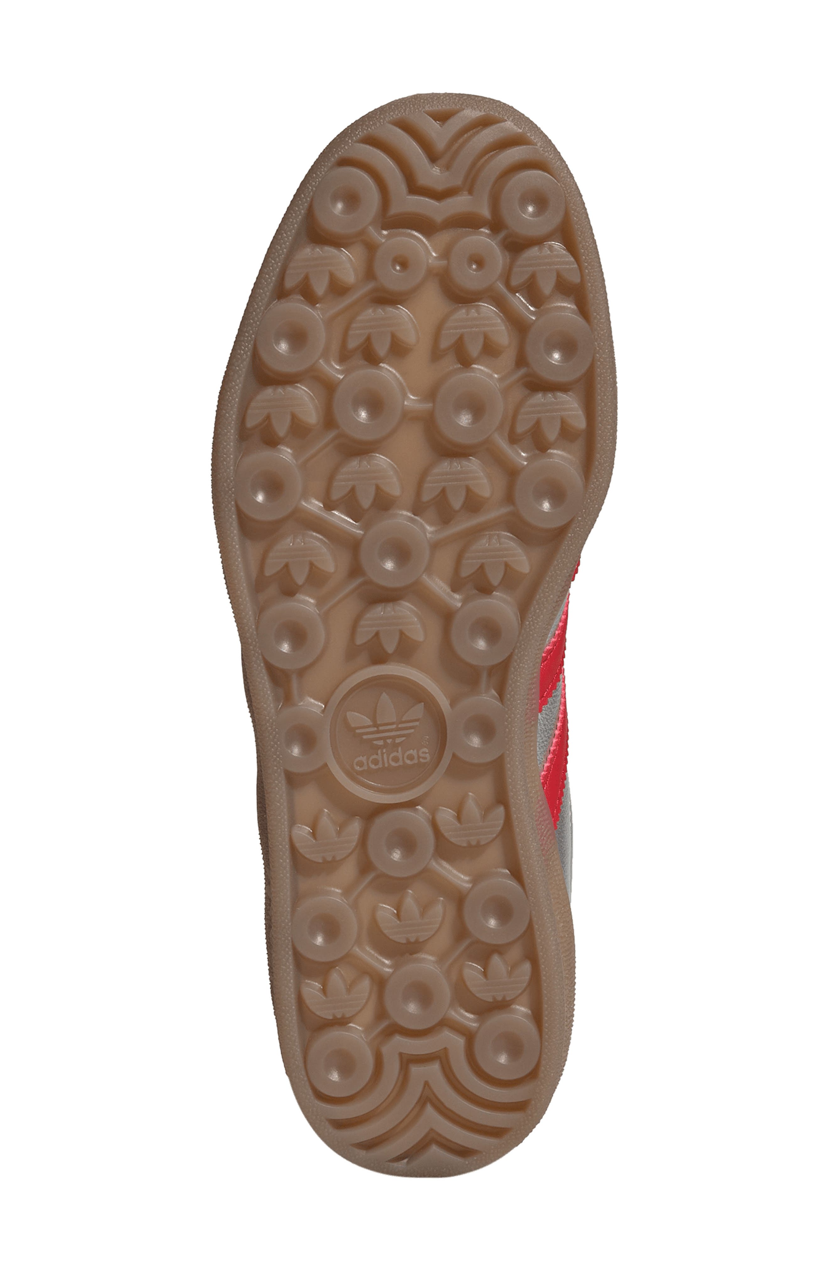 adidas Gazelle Indoor Sneaker, Alternate, color, Silver/ Scarlet/ Grey One