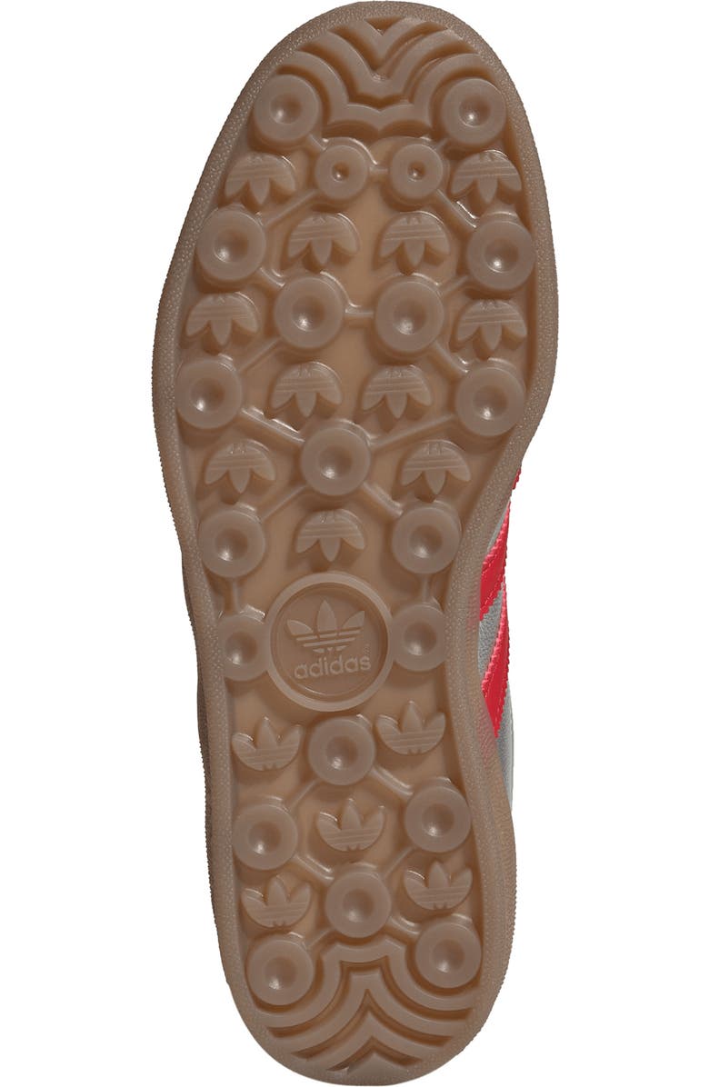 adidas Gazelle Indoor Sneaker, Alternate, color, Silver/ Scarlet/ Grey One