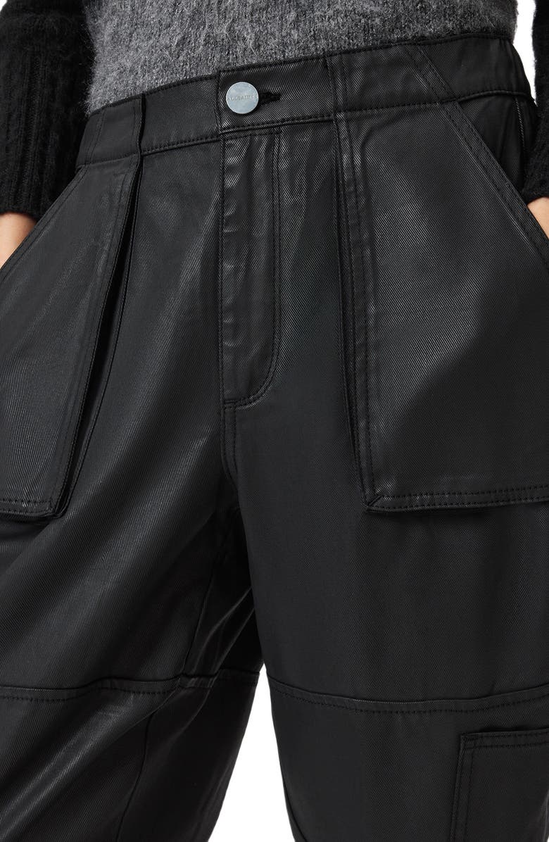 AllSaints Mila Coated Denim Joggers, Alternate, color, 