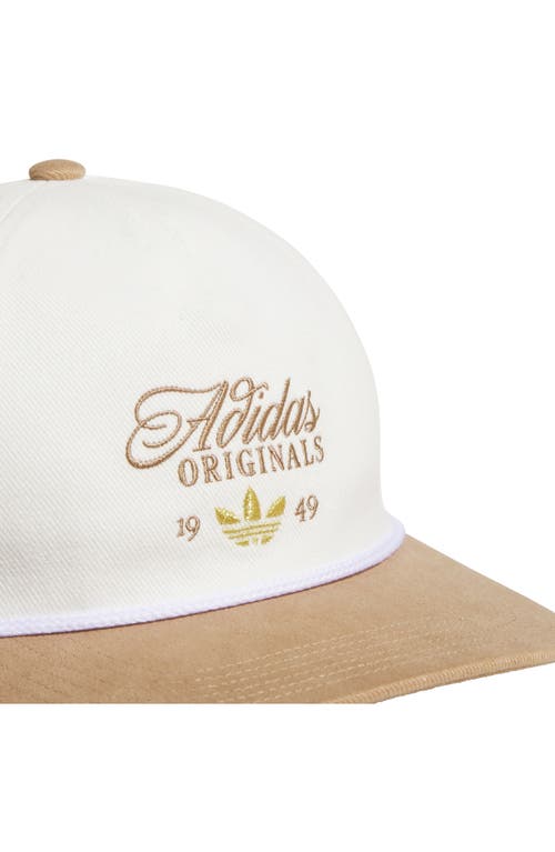 Adidas Originals Adidas Masterpiece Baseball Cap In White