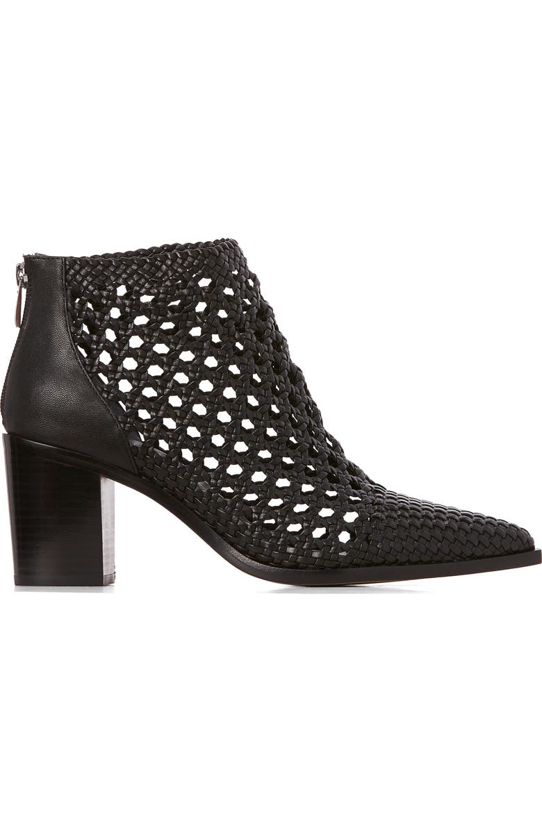 PAIGE Lilah Woven Leather Bootie, Alternate, color,