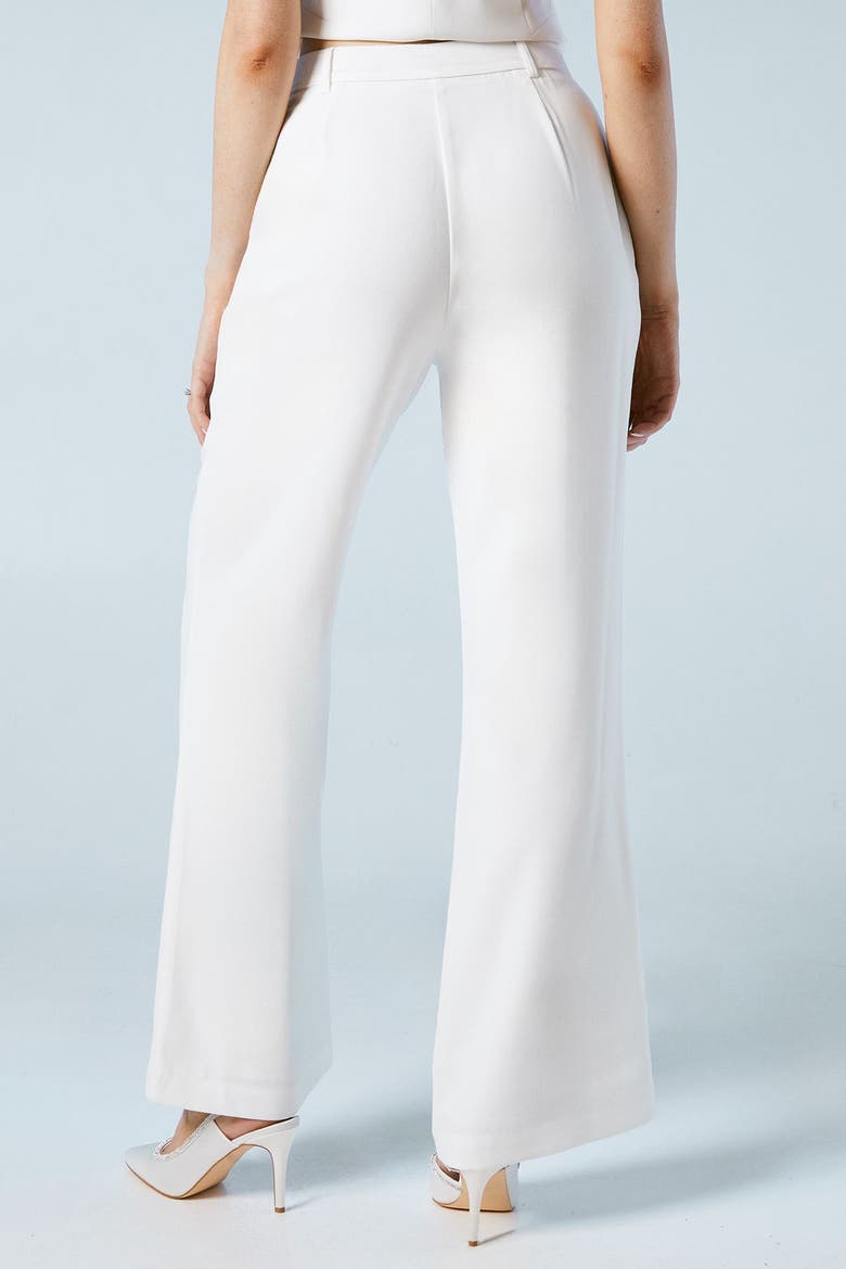 Premium Flare Bridal Trousers, Alternate, color, Ivory