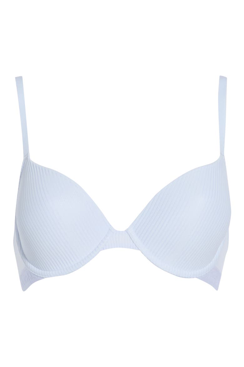 Sensual Sheer Lightly Lined Demi Bra, Alternate, color, HALOGEN BLUE