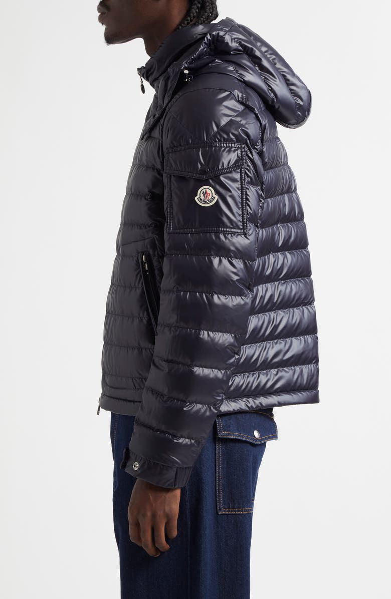 Moncler Lauros Down Jacket, Alternate, color, Dark Navy Blue
