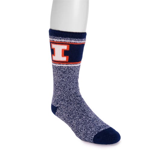 Muk Luks Gameday Heat Retainer Socks In Blue