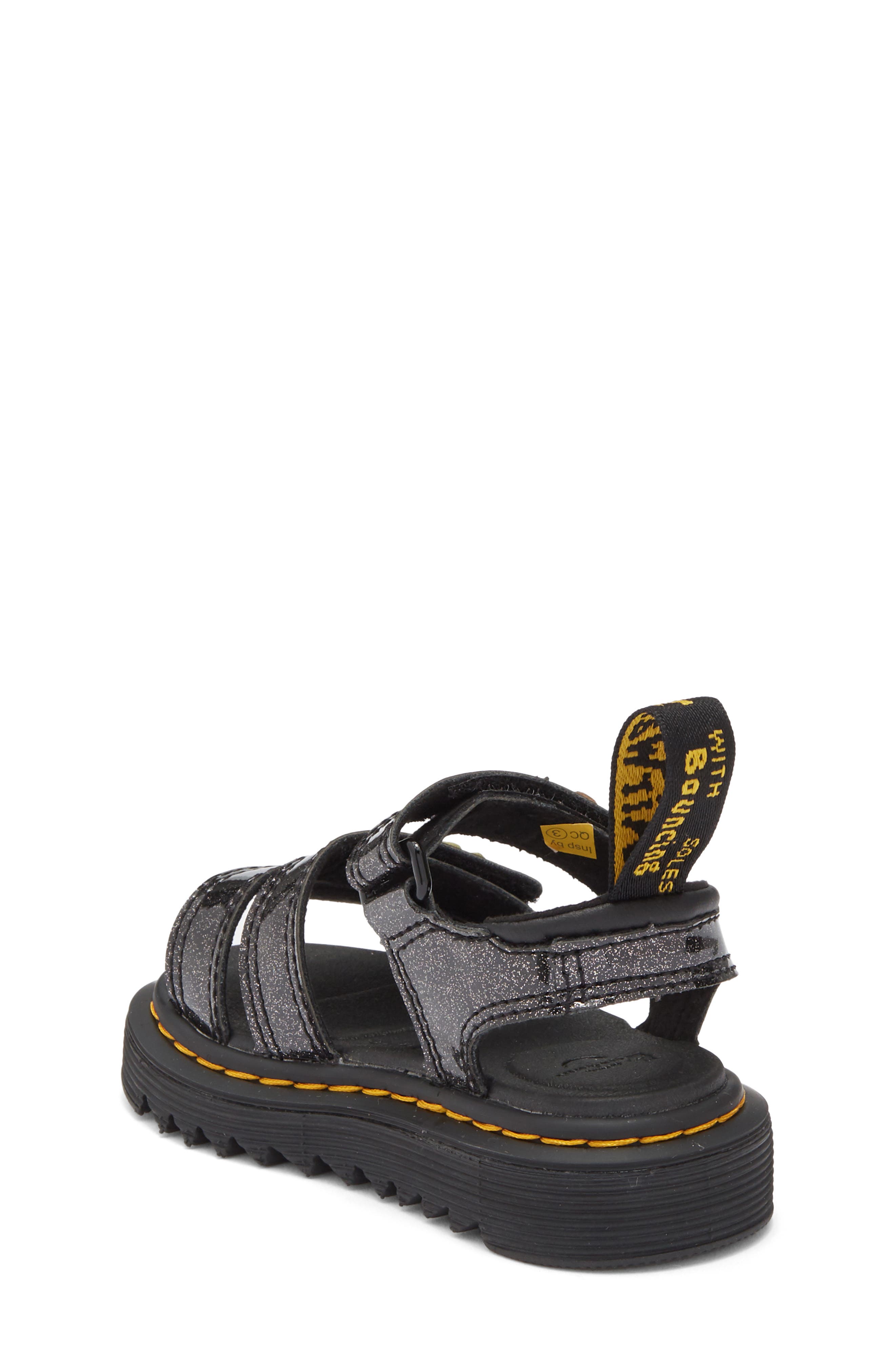 Dr. Martens Kids' Klaire Sandal, Alternate, color, Gradient Glitter