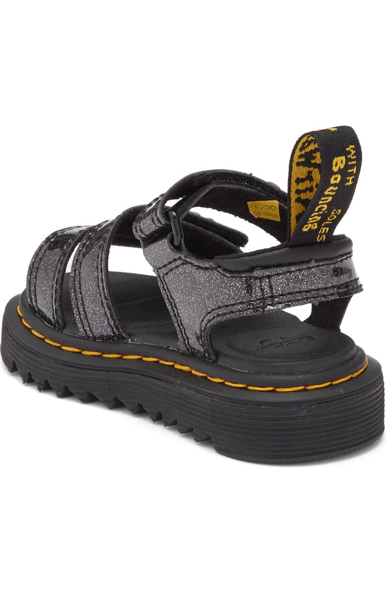 Dr. Martens Kids' Klaire Sandal, Alternate, color, Gradient Glitter