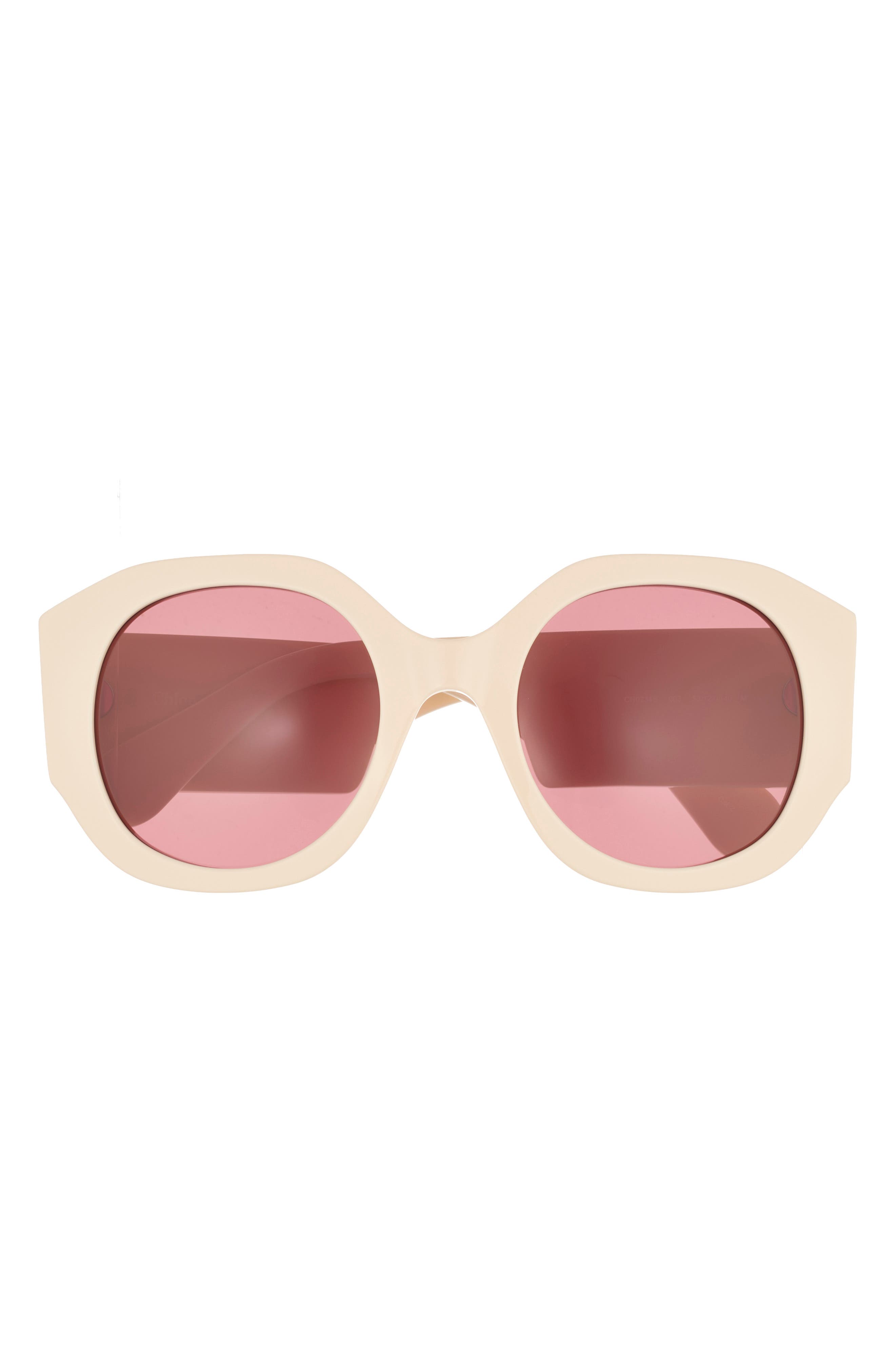 Chloé 53mm Round Sunglasses