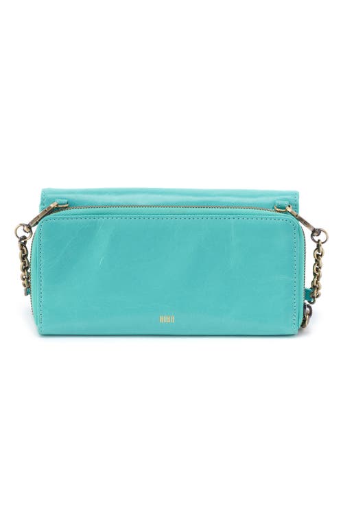 Hobo Rubie Leather Crossbody Bag In Blue