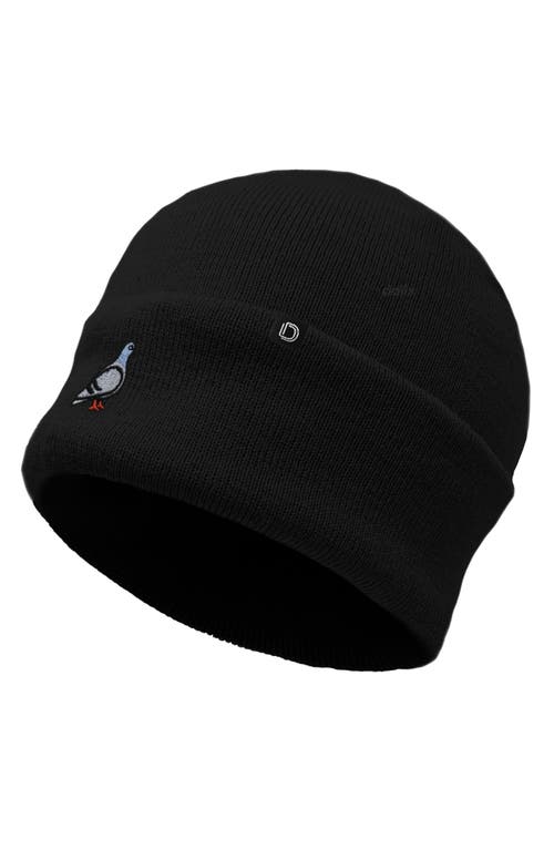 Dalix Pigeon Beanie Cap In Black