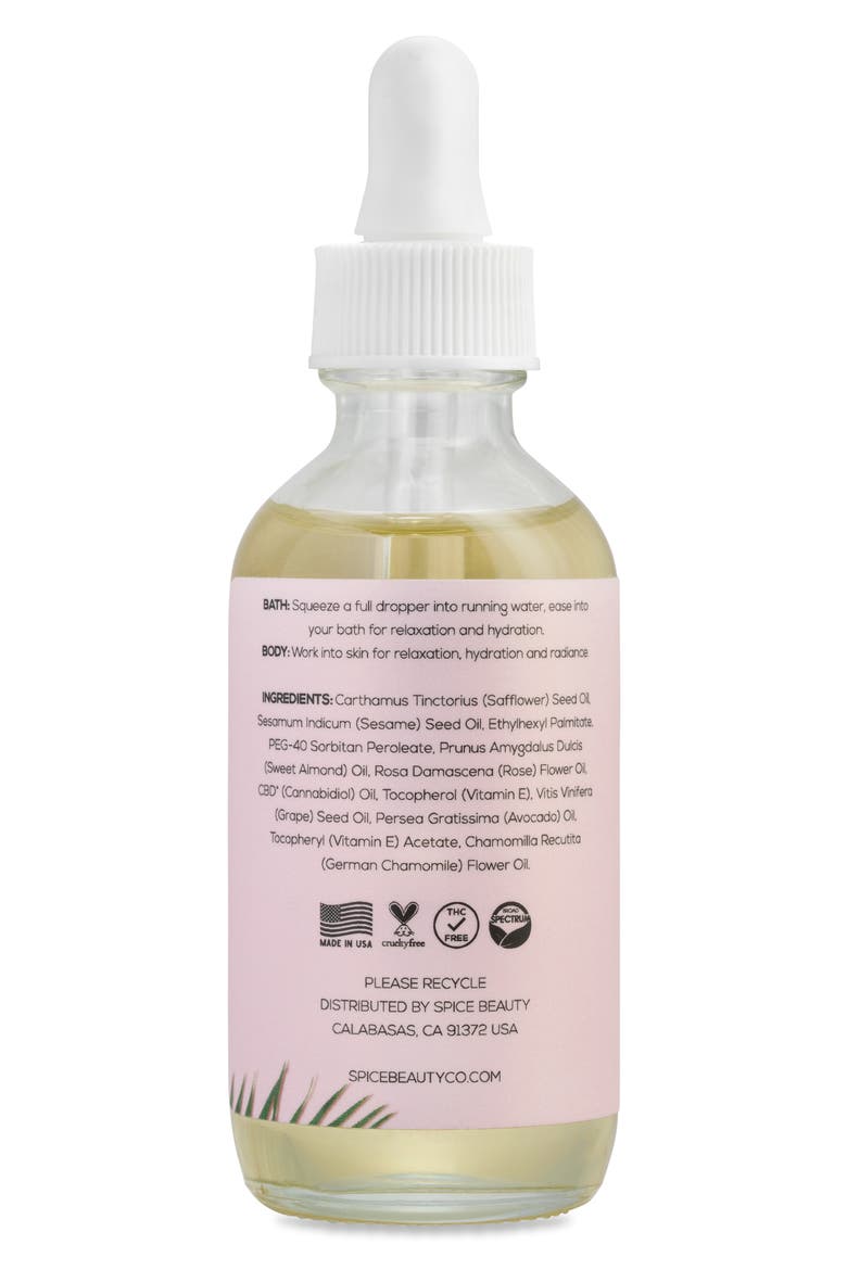 Bath & Body Oil with CBD, Alternate, color, NO COLOR
