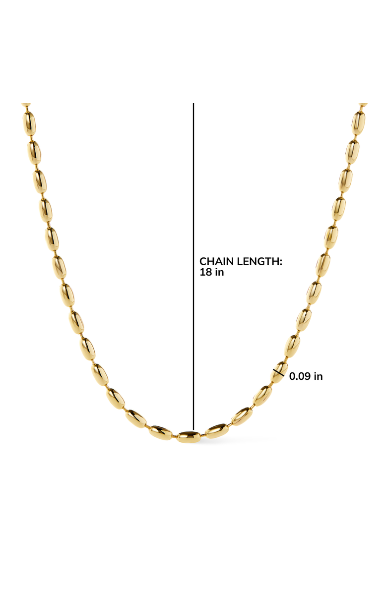 Ana Luisa Ball Chain Necklace - Capri, Alternate, color, Gold