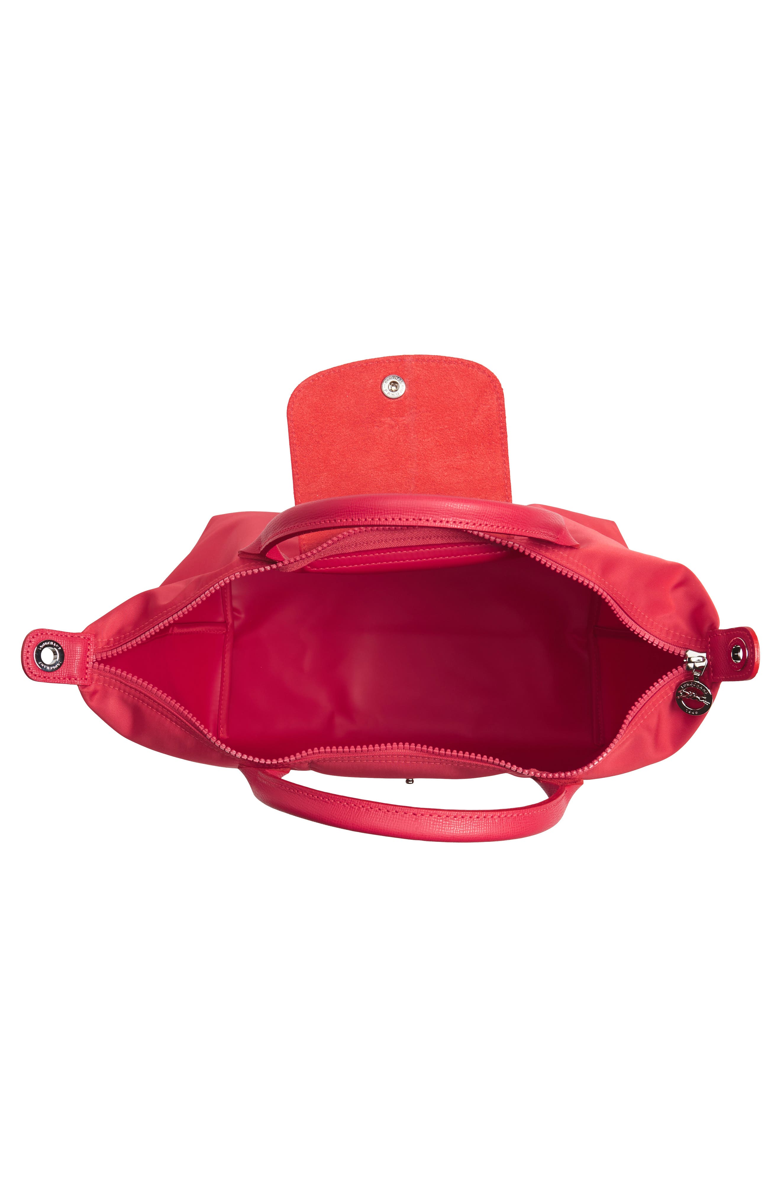 'Small Le Pliage Neo' Nylon Tote, Alternate, color, RASPBERRY