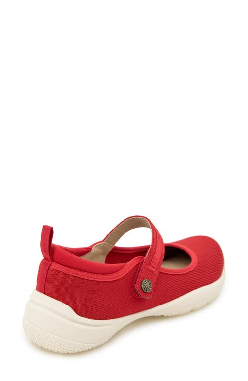 Jbu Merry Mary Jane Flat In Red