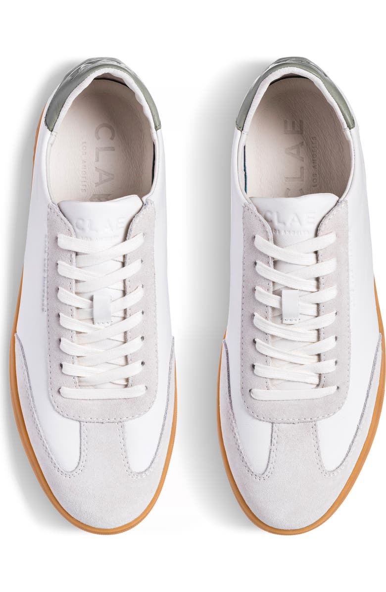 CLAE Deane Sneaker, Alternate, color, White Tea Light Gum