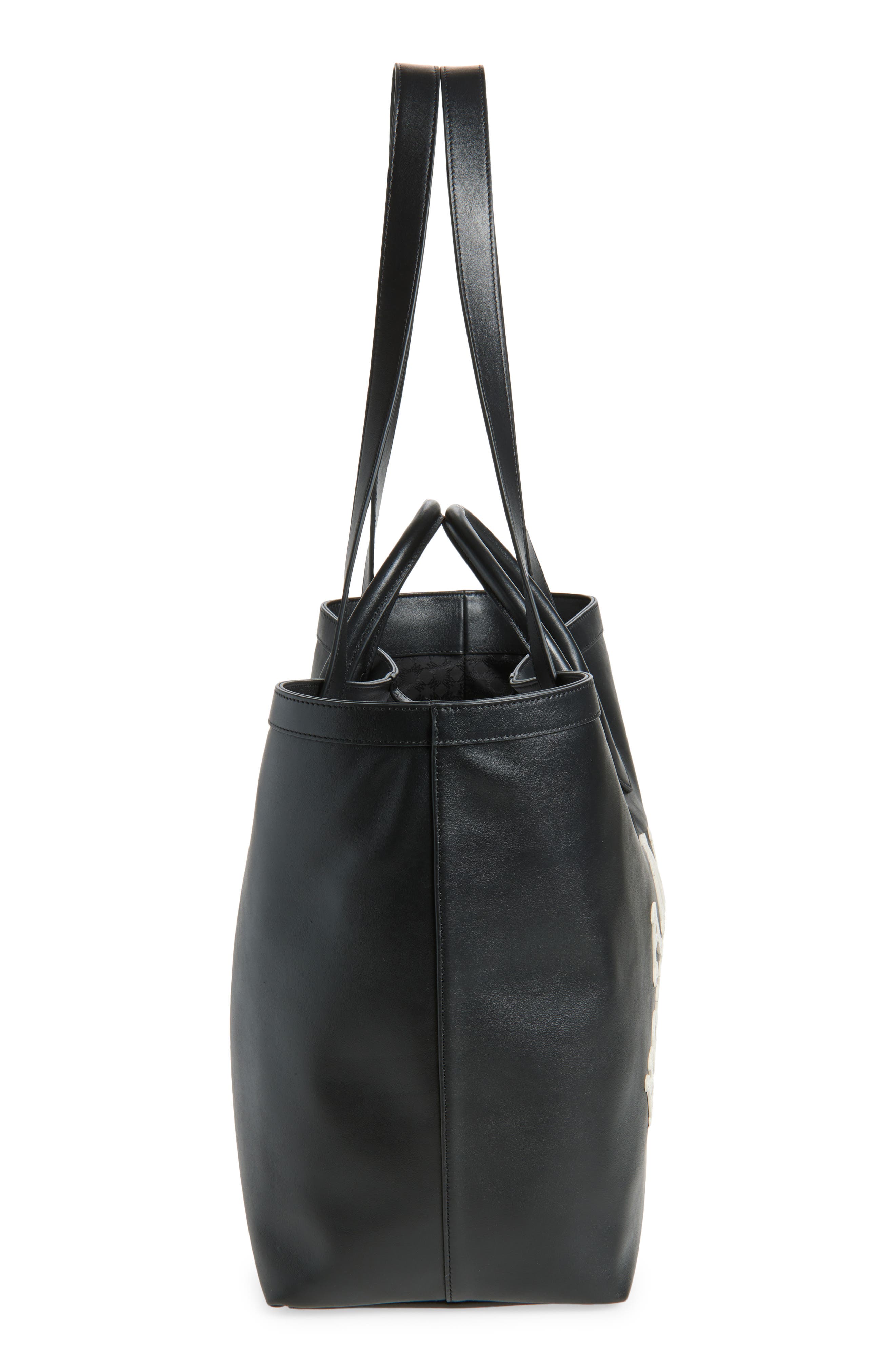 AMIRI Hollywood Leather Tote, Alternate, color, 