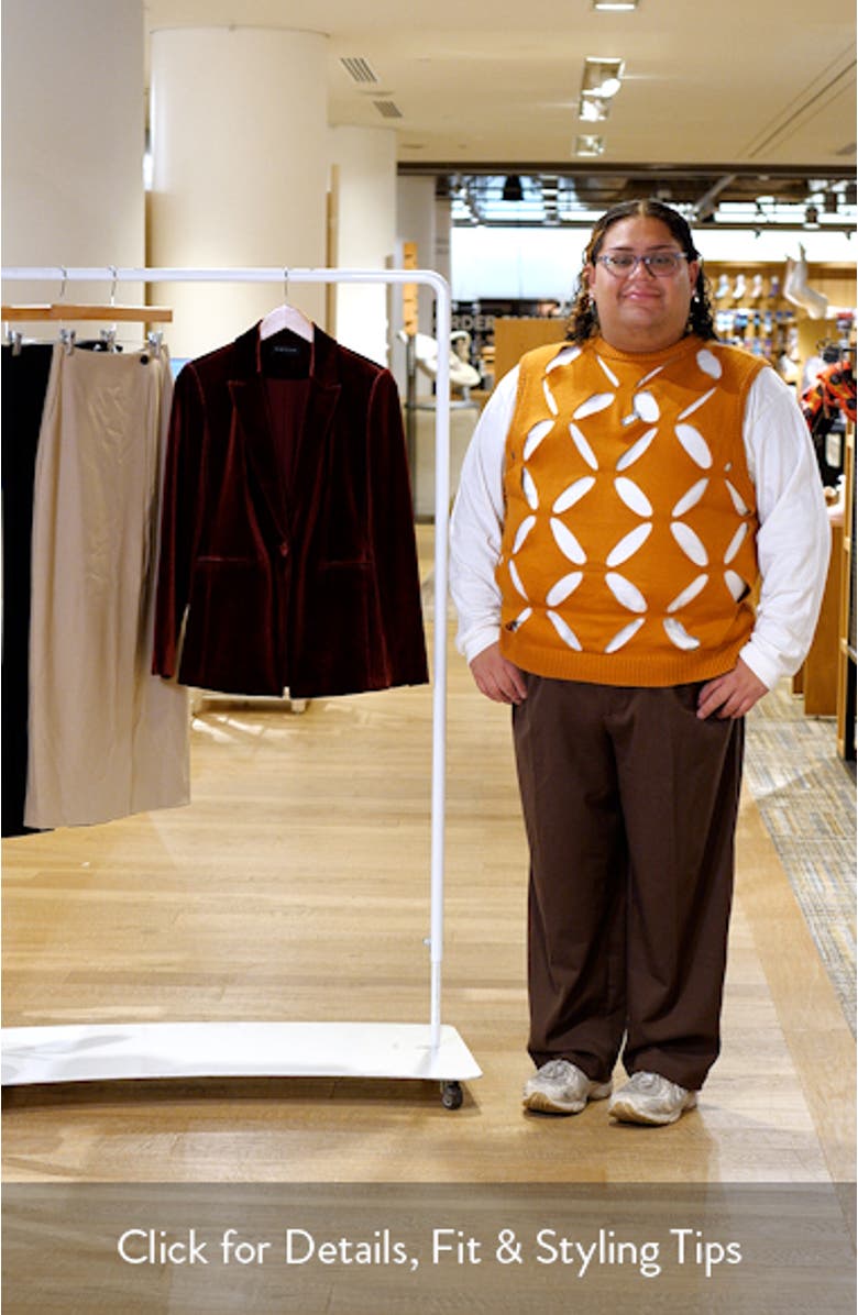 The Lucia Velvet Blazer, sales video thumbnail