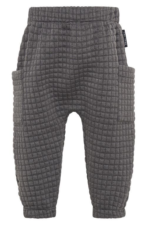 Tiny Tribe Waffle Knit Slouch Joggers In Gray